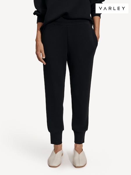 Varley Black The Slim Cuff Joggers (E76019) | £95