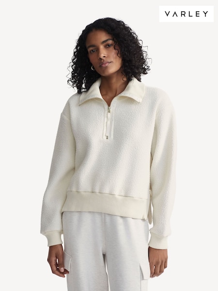 Varley Egret Roselle Half Zip Fleece (E76027) | £100