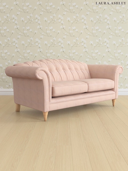 Edwin Chenille/Blush Pink Gloucester Button Back By Laura Ashley (E76029) | £1,500