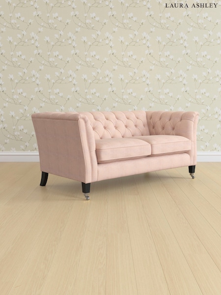 Edwin Chenille/Blush Pink Chatsworth Button Back By Laura Ashley (E76030) | £1,400