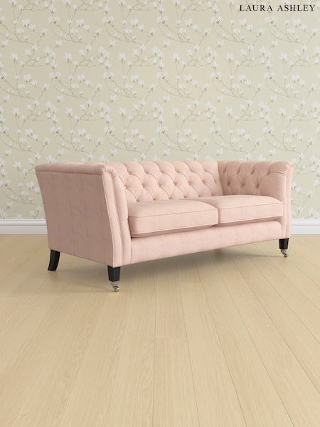 Edwin Chenille/Blush Pink Chatsworth Button Back By Laura Ashley (E76030) | £1,500