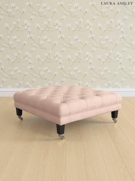 Edwin Chenille/Blush Pink Chatsworth Button Back By Laura Ashley (E76030) | £650