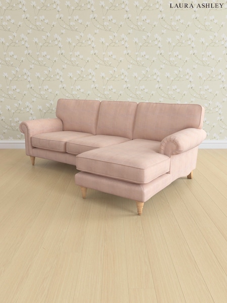 Edwin Chenille/Blush Pink Kingston By Laura Ashley (E76038) | £2,225
