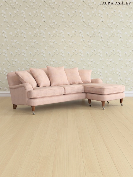 Edwin Chenille/Blush Pink Lynden Scatter Back By Laura Ashley (E76040) | £2,525