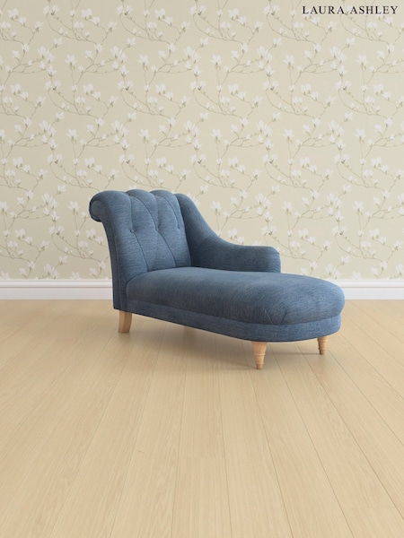 Edwin Chenille/Seaspray Blue Gloucester Button Back By Laura Ashley (E76051) | £1,150