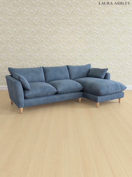 Edwin Chenille/Seaspray Blue Casterton By Laura Ashley (E76057) | £2,275