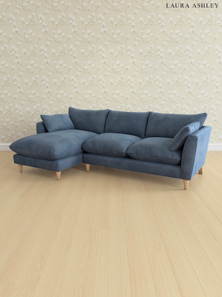 Edwin Chenille/Seaspray Blue Casterton By Laura Ashley (E76057) | £2,275