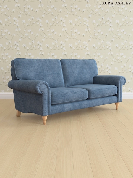 Edwin Chenille/Seaspray Blue Kingston By Laura Ashley (E76060) | £1,400