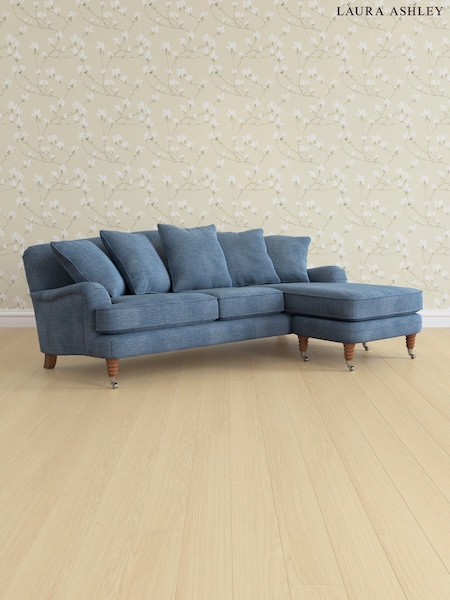 Edwin Chenille/Seaspray Blue Lynden Scatter Back By Laura Ashley (E76062) | £2,525