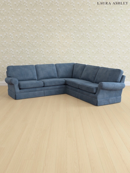 Edwin Chenille/Seaspray Blue Padstow By Laura Ashley (E76066) | £2,975
