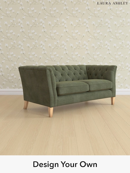 Edwin Chenille/Hedgerow Green Chatsworth Button Back By Laura Ashley (E76074) | £1,400