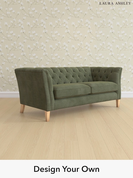 Edwin Chenille/Hedgerow Green Chatsworth Button Back By Laura Ashley (E76074) | £1,500