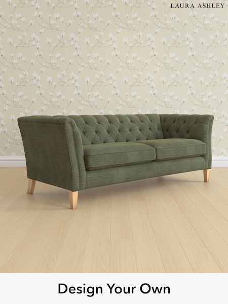 Edwin Chenille/Hedgerow Green Chatsworth Button Back By Laura Ashley (E76074) | £1,600