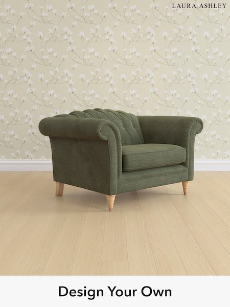 Edwin Chenille/Hedgerow Green Gloucester Button Back By Laura Ashley (E76075) | £1,100
