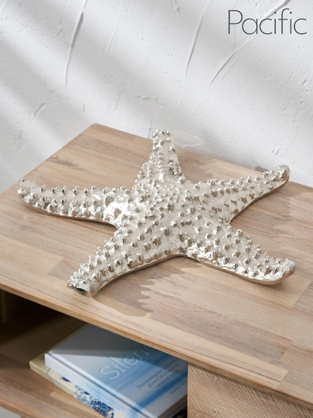 Pacific Silver Metal Starfish Ornament (E76102) | £40