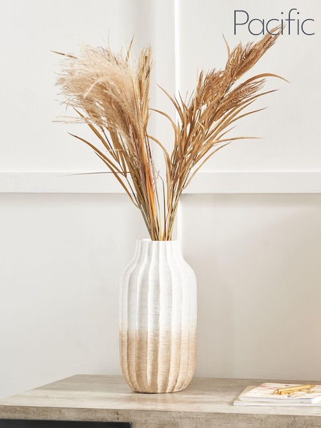 Pacific Natural Amalia Stoneware Textured Vase (E76104) | £50