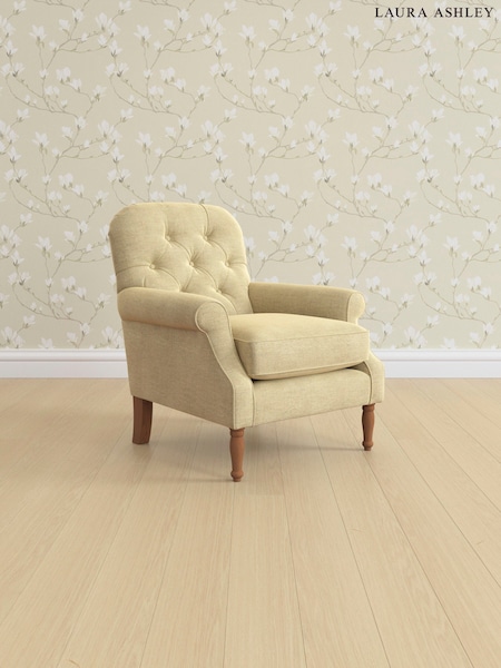 Edwin Chenille/Truffle Natural Cambridge Button Back By Laura Ashley (E76164) | £875