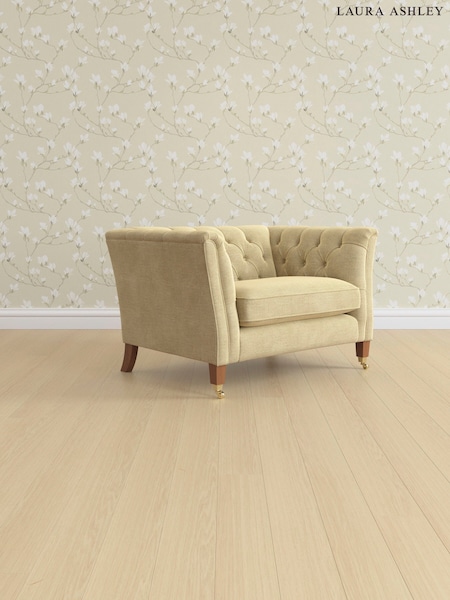 Edwin Chenille/Truffle Natural Chatsworth Button Back By Laura Ashley (E76166) | £1,150
