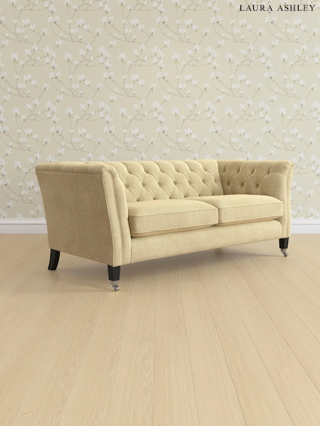 Edwin Chenille/Truffle Natural Chatsworth Button Back By Laura Ashley (E76166) | £1,500