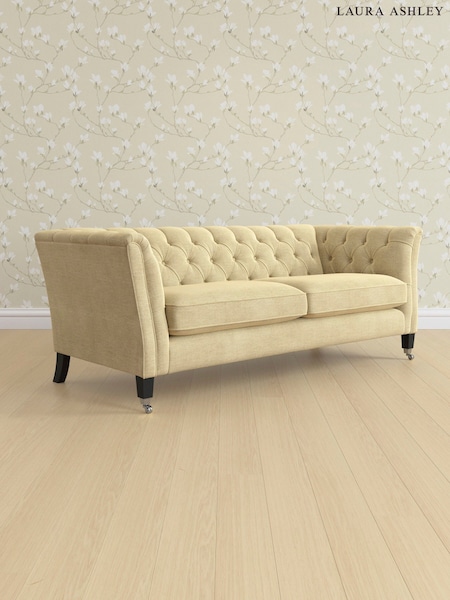Edwin Chenille/Truffle Natural Chatsworth Button Back By Laura Ashley (E76166) | £1,600