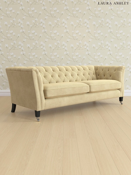 Edwin Chenille/Truffle Natural Chatsworth Button Back By Laura Ashley (E76166) | £1,700