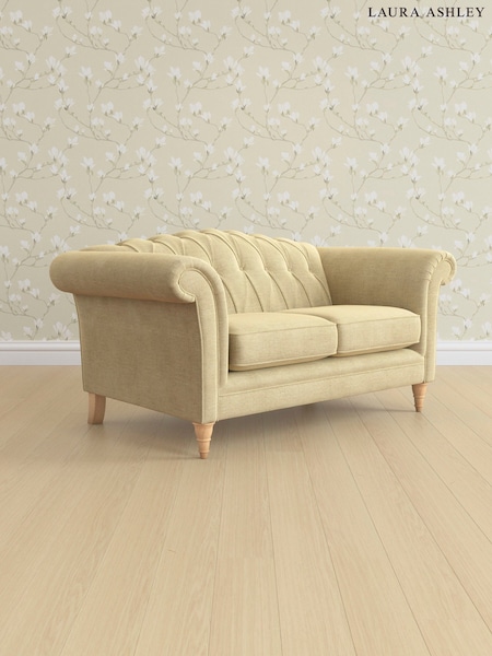 Edwin Chenille/Truffle Natural Gloucester Button Back By Laura Ashley (E76169) | £1,300