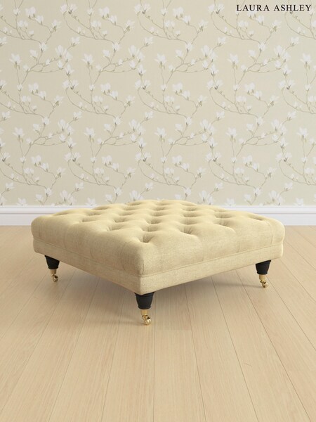 Edwin Chenille/Truffle Natural Gloucester Button Back By Laura Ashley (E76169) | £650