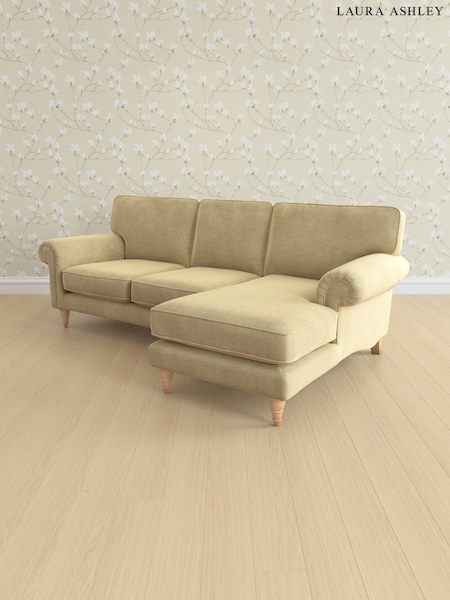 Edwin Chenille/Truffle Natural Kingston By Laura Ashley (E76223) | £2,225