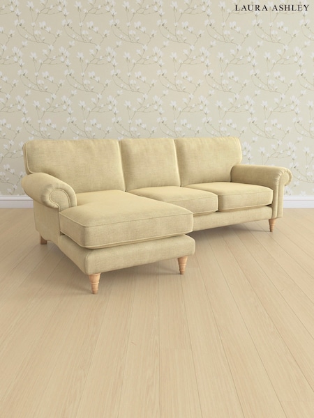 Edwin Chenille/Truffle Natural Kingston By Laura Ashley (E76223) | £2,225