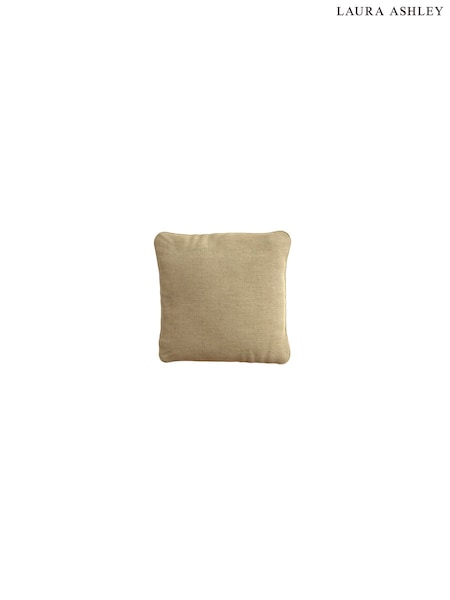 Edwin Chenille/Truffle Natural Upholstery Cushions By Laura Ashley (E76230) | £55