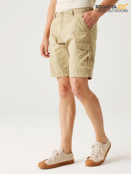 Regatta Beige Mens Ruwan Shorts (E76238) | £28