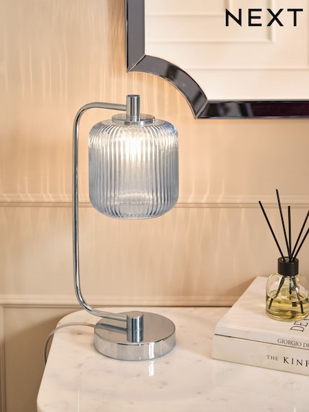 Chrome Ryker Touch Table Lamp (E76281) | £42