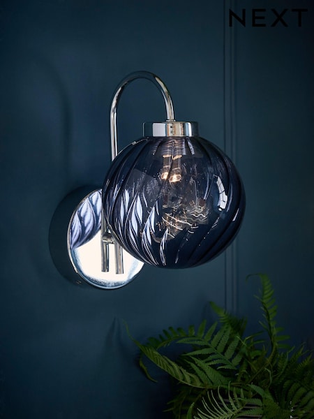 Blue Freya Rechargeable Wireless Wall Light (E76292) | £45