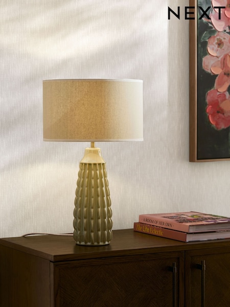 Green Cactus Table Lamp (E76315) | £65