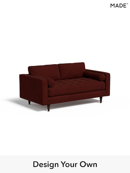 Matt Velvet Easy Clean/Rust Red Scott By Made (E76672) | £999