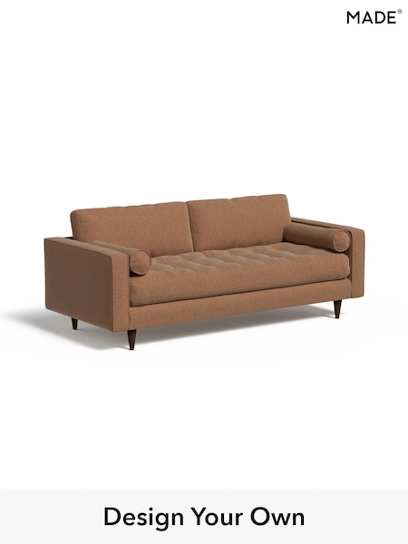 Soft Chenille Easy Clean/Dark Caramel Natural Scott By Made (E76674) | £1,175