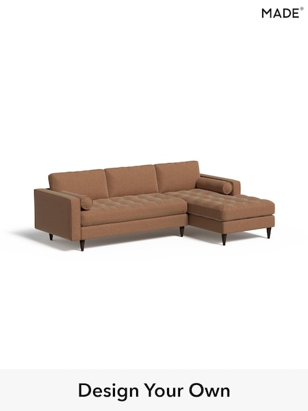 Soft Chenille Easy Clean/Dark Caramel Natural Scott By Made (E76674) | £1,875