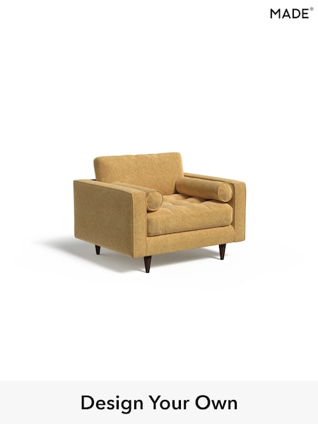 Soft Chenille Easy Clean/Yellow Ochre Scott By Made (E76676) | £875