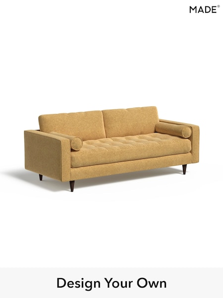 Soft Chenille Easy Clean/Yellow Ochre Scott By Made (E76676) | £1,175