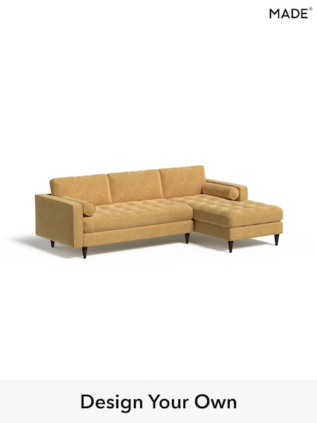 Soft Chenille Easy Clean/Yellow Ochre Scott By Made (E76676) | £1,875