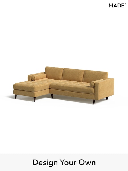 Soft Chenille Easy Clean/Yellow Ochre Scott By Made (E76676) | £1,875
