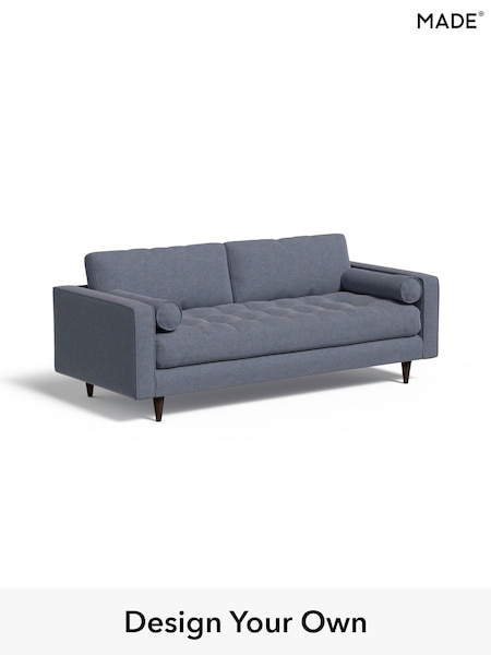 Soft Chenille Easy Clean/Denim Blue Scott By Made (E76677) | £1,175
