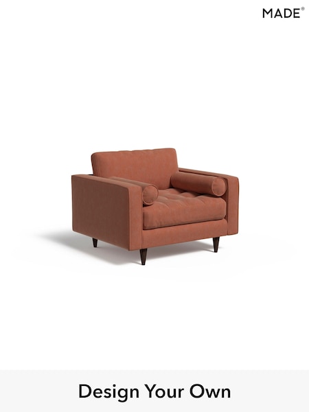 Soft Chenille Easy Clean/Paprika Orange Scott By Made (E76680) | £875