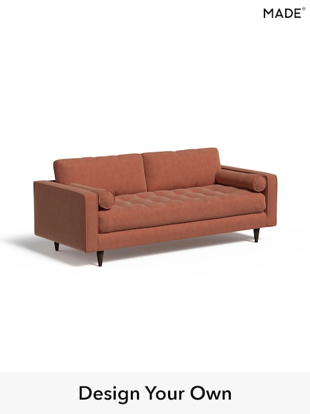 Soft Chenille Easy Clean/Paprika Orange Scott By Made (E76680) | £1,175