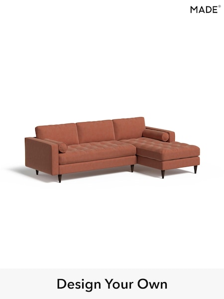 Soft Chenille Easy Clean/Paprika Orange Scott By Made (E76680) | £1,875