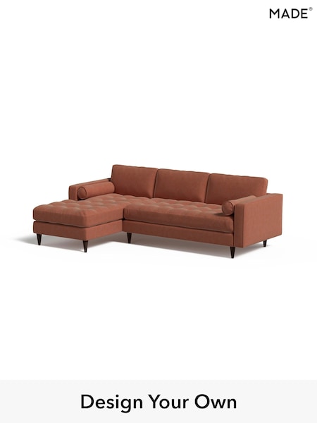 Soft Chenille Easy Clean/Paprika Orange Scott By Made (E76680) | £1,875
