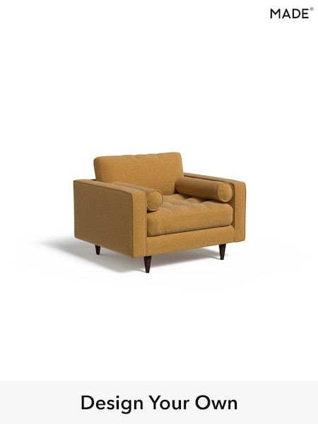 Soft Touch Boucle/Ochre Yellow Scott By Made (E76681) | £799