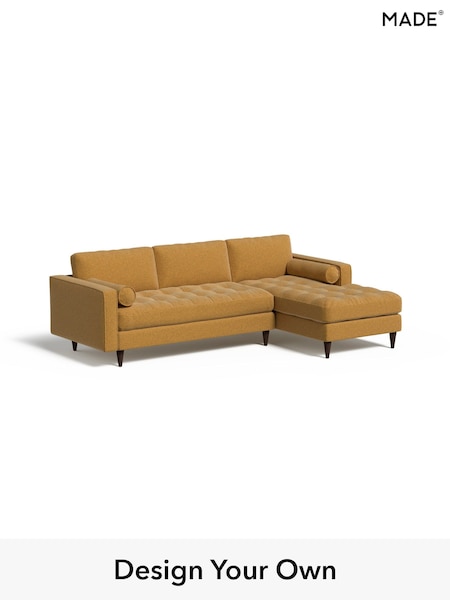 Soft Touch Boucle/Ochre Yellow Scott By Made (E76681) | £1,775