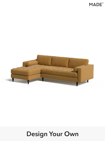 Soft Touch Boucle/Ochre Yellow Scott By Made (E76681) | £1,775