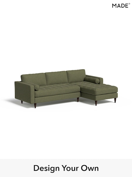 Textured Woven/Meadow Green Scott By Made (E76683) | £1,875